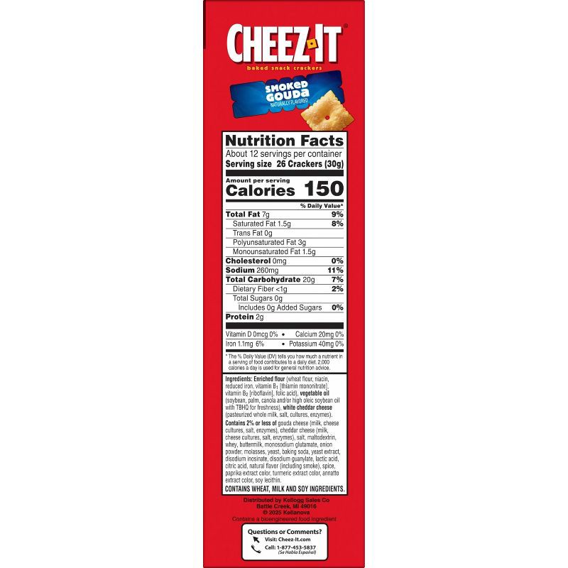 slide 2 of 11, Cheez-It Crackers Smoked Gouda - 12.04oz, 12.04 oz