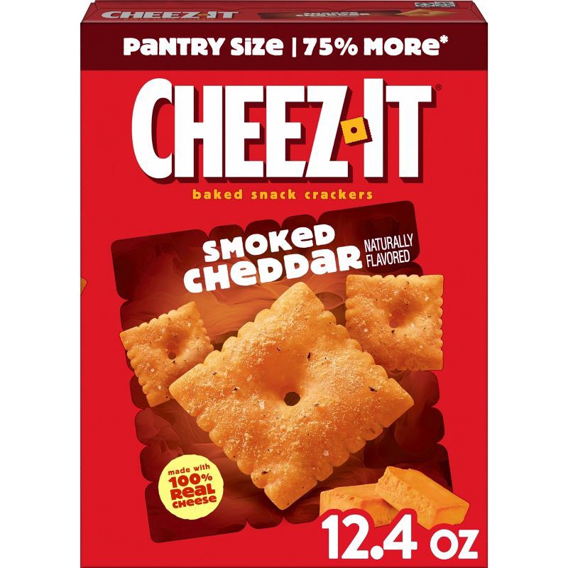 slide 1 of 10, Cheez-It Crackers Smoked Cheddar - 12.4oz, 12.4 oz