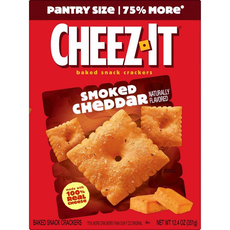 slide 8 of 11, Cheez-It Crackers Smoked Cheddar - 12.4oz, 12.4 oz