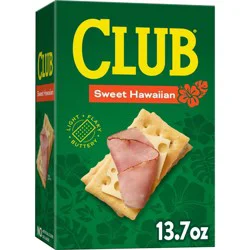 Club Crackers Sweet Hawaiian - 13.7oz