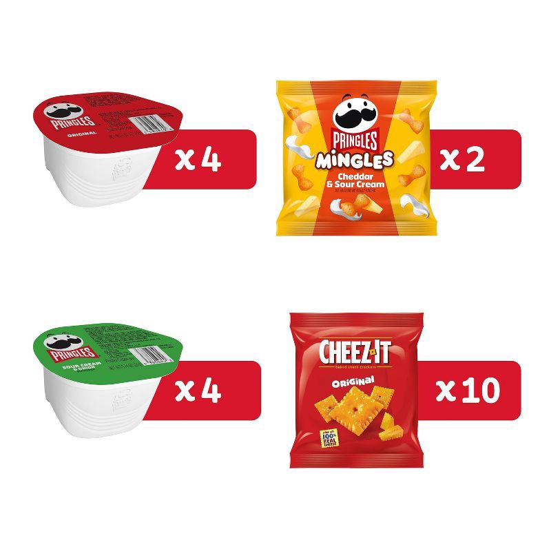 slide 4 of 5, Cheez-It Snacks Crackers Variety Pack - 17.04oz/20ct, 17.04 oz, 20 ct