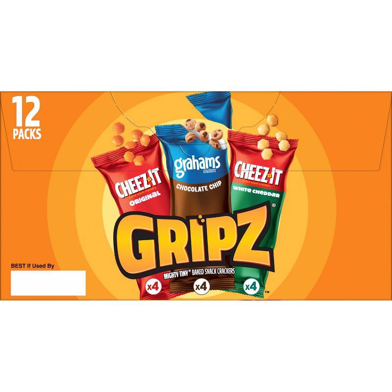 slide 5 of 5, Gripz Kellogg's Crackers Variety Pack - 11oz/12ct, 12 ct; 11 oz