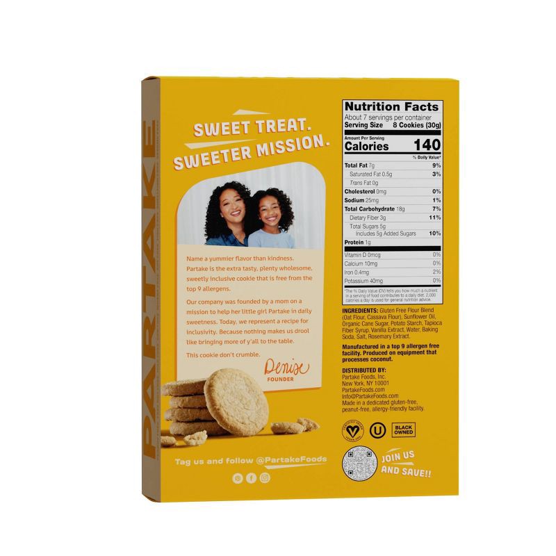 slide 2 of 10, Partake Gluten Free Vegan Vanilla Wafers - 7oz, 7 oz