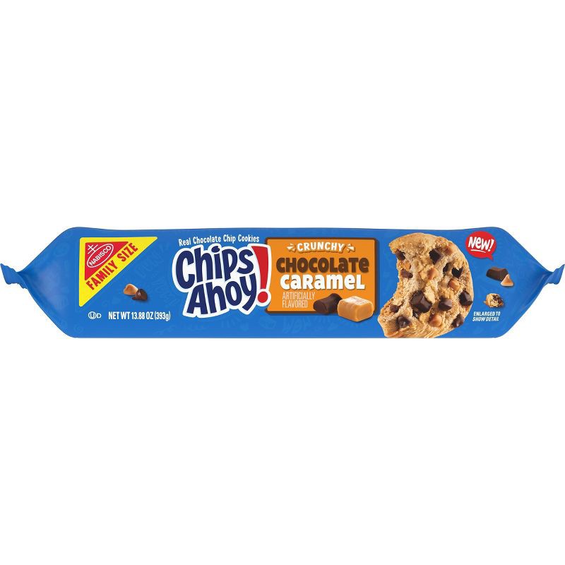 slide 12 of 12, Chips Ahoy! Chunky Chocolate Cookie Caramel Family Size - 13.88oz, 13.88 oz