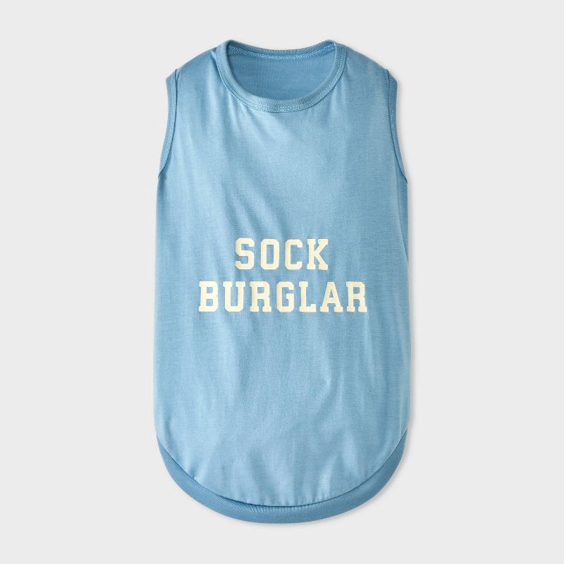 slide 2 of 5, Tank Sock Burglar Dog Shirt - Boots & Barkley™ M, 1 ct