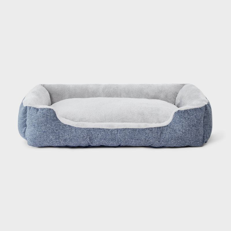 slide 1 of 3, Basic Cuddler Dog and Cat Bolster Bed - Boots & Barkley™ M, 1 ct