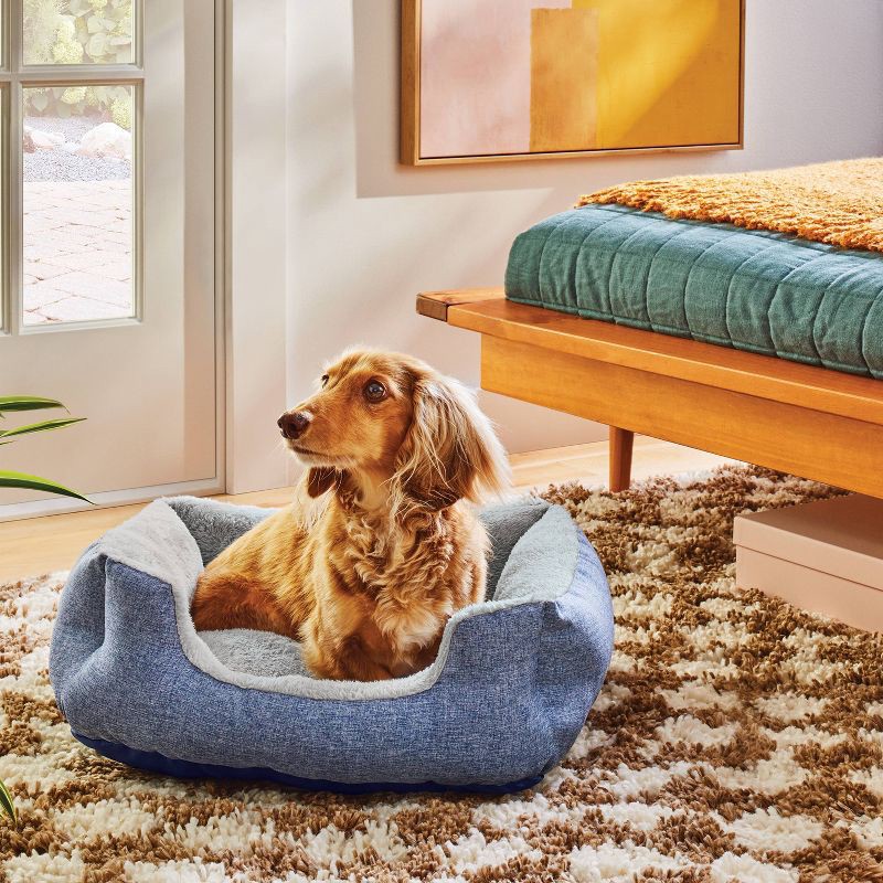 slide 4 of 4, Basic Cuddler Dog and Cat Bolster Bed - Boots & Barkley™ S, 1 ct