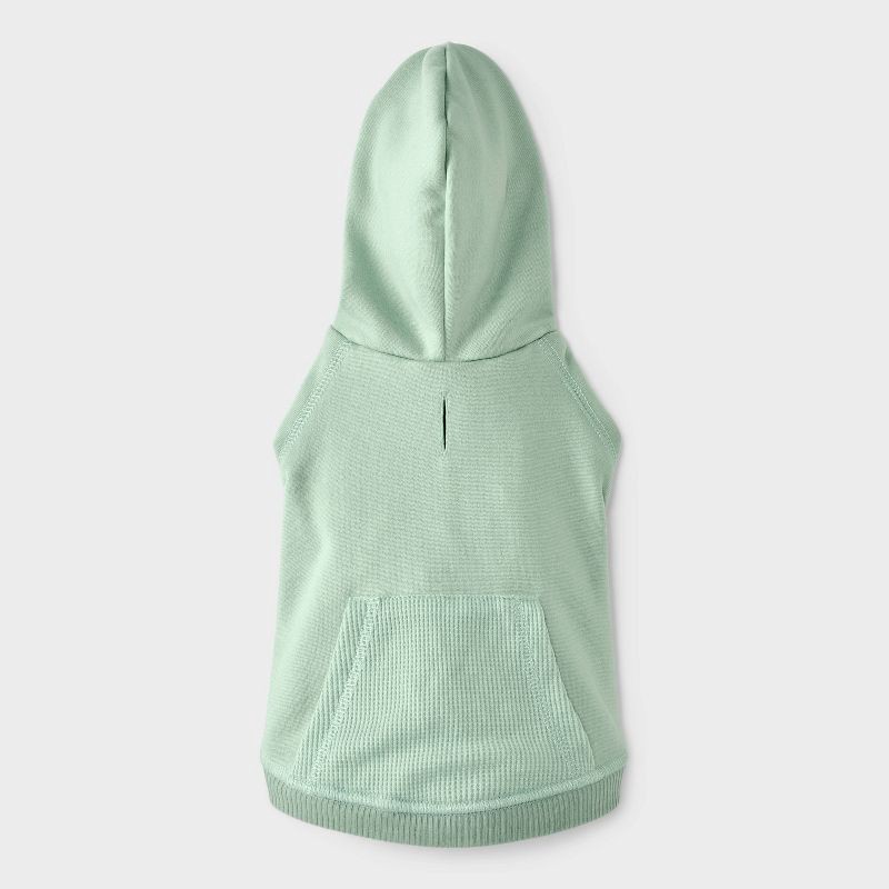 slide 2 of 4, Green Thermal Dog Hoodie - Boots & Barkley™ S, 1 ct