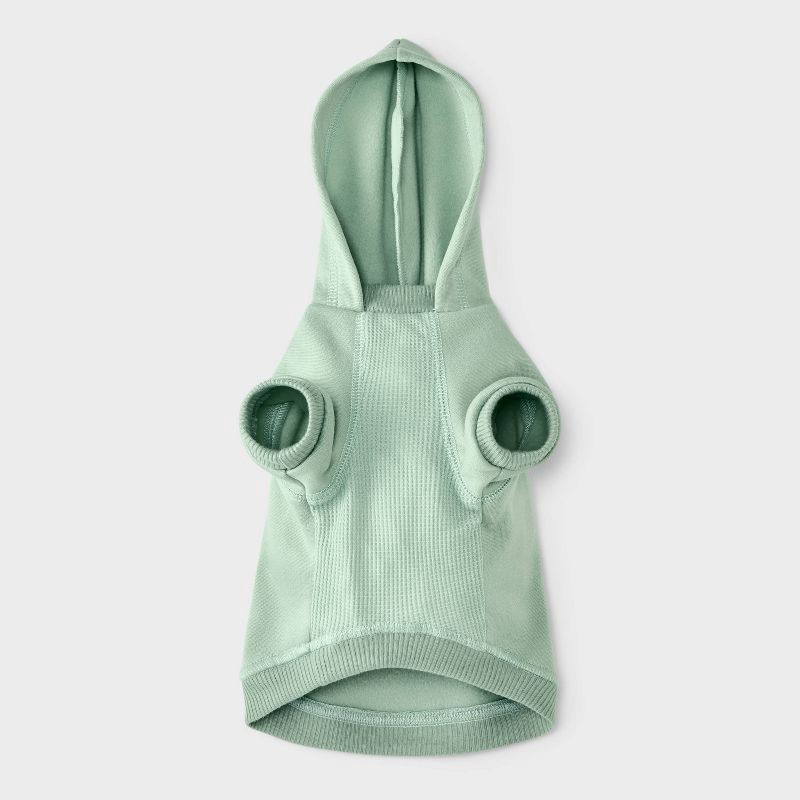 slide 3 of 4, Green Thermal Dog Hoodie - Boots & Barkley™ S, 1 ct