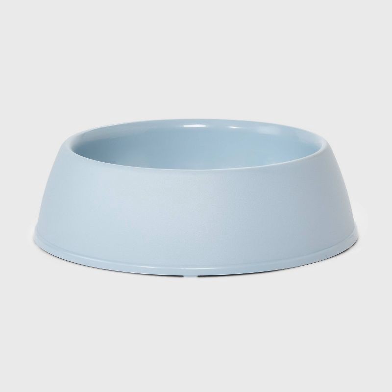 slide 1 of 3, 6 Cup PP Dog and Cat Bowl - Boots & Barkley™ Steel Blue, 1 ct