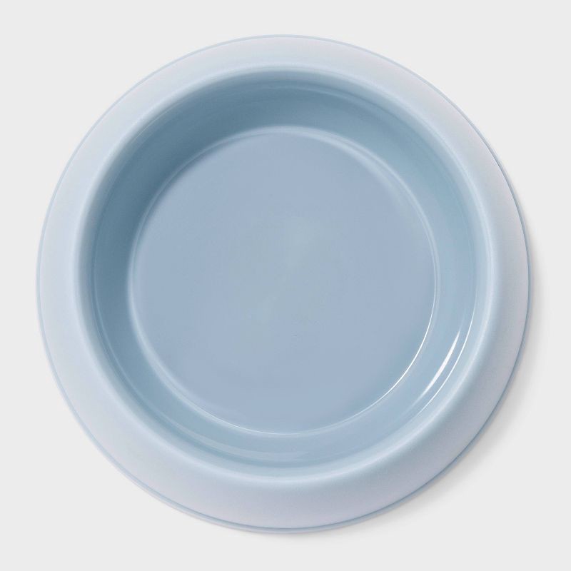 slide 2 of 3, 4 Cup PP Dog and Cat Bowl - Boots & Barkley™ Steel Blue, 1 ct