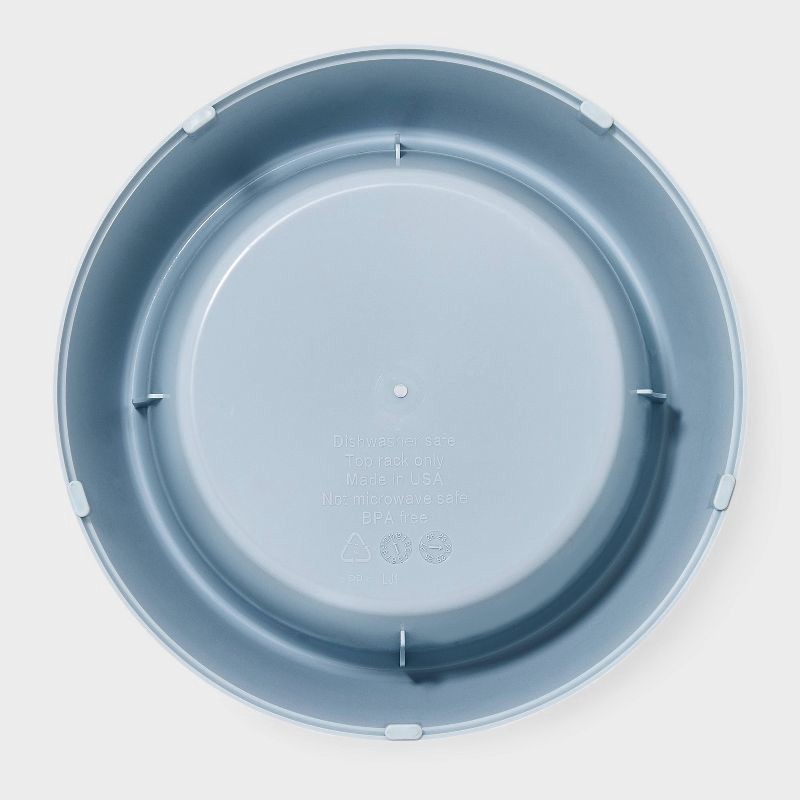 slide 3 of 3, 4 Cup PP Dog and Cat Bowl - Boots & Barkley™ Steel Blue, 1 ct