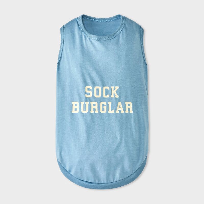 slide 2 of 5, Tank Sock Burglar Dog Shirt - Boots & Barkley™ L, 1 ct