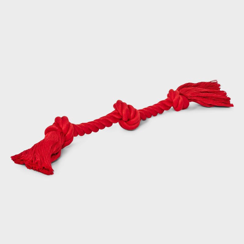 slide 3 of 4, 15" Rope Dog Toy - Boots & Barkley™ Red, 1 ct
