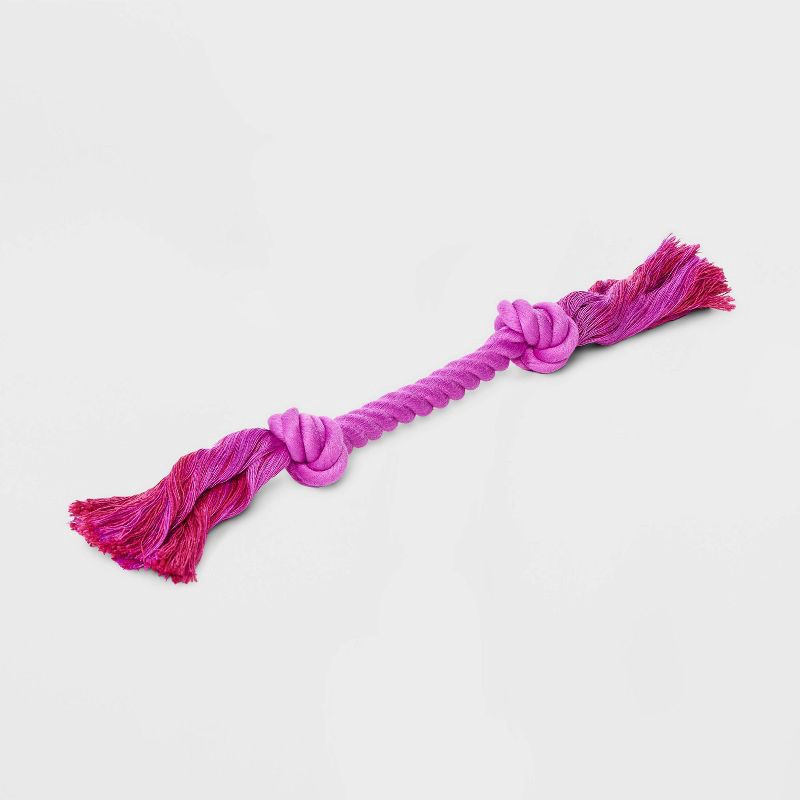 slide 3 of 4, 10" Mini Rope Dog Toy - Boots & Barkley™ Purple, 1 ct