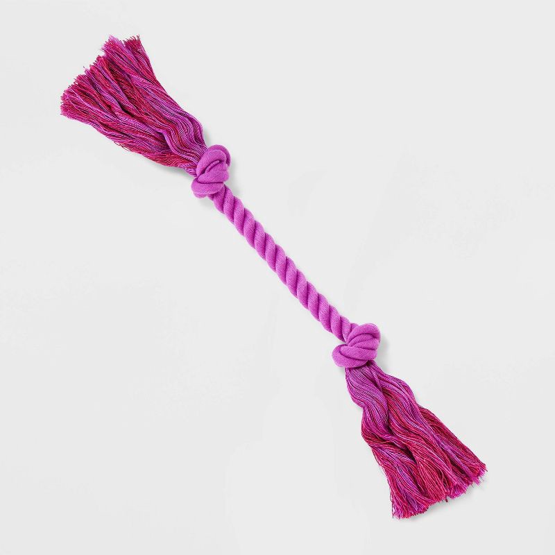 slide 1 of 4, 10" Mini Rope Dog Toy - Boots & Barkley™ Purple, 1 ct
