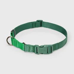 Martingale with Buckle Adjustable Dog Collar - L - Boots & Barkley™ Assorted Greens