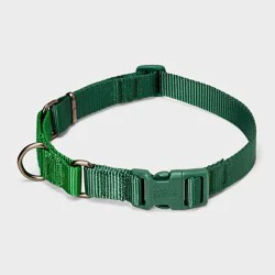 Martingale with Buckle Adjustable Dog Collar - M - Boots & Barkley™ Assorted Greens