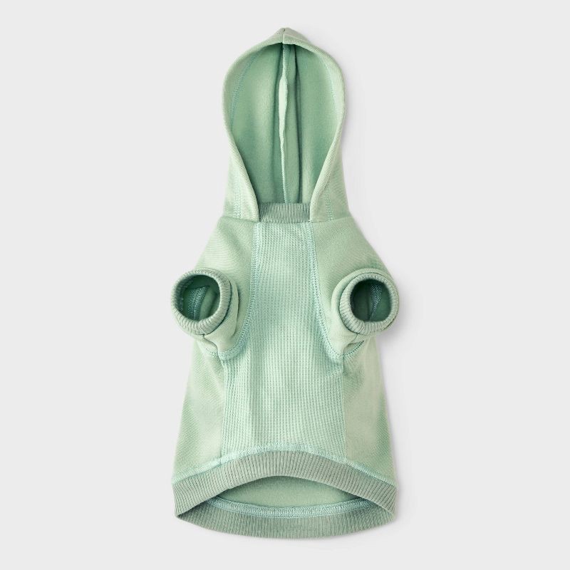 slide 3 of 6, Green Thermal Dog Hoodie - Boots & Barkley™ XS, 1 ct