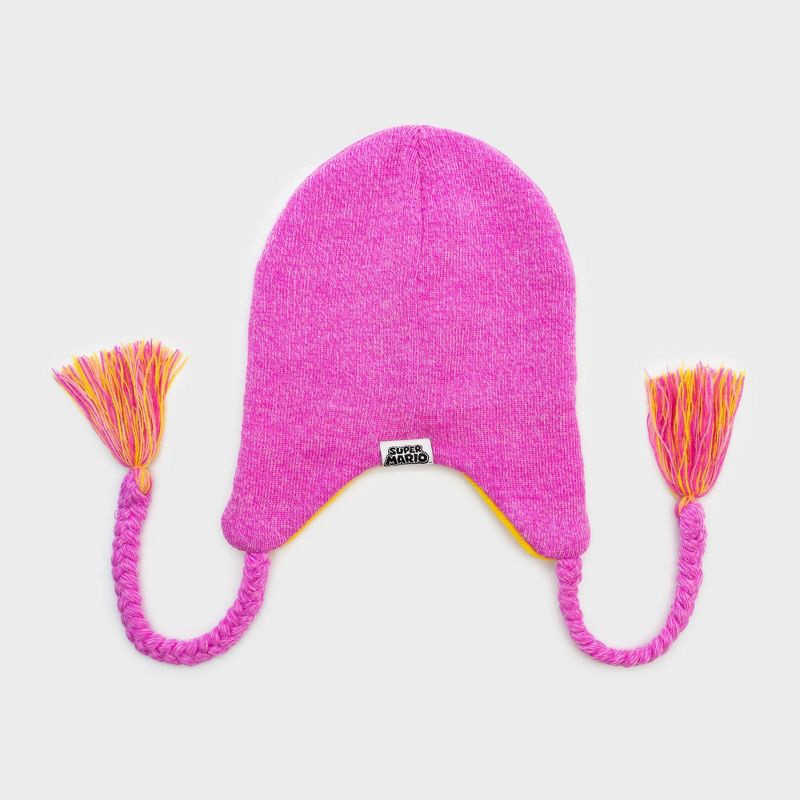 slide 2 of 3, Super Mario: Princess Peach Knit Beanie, 1 ct