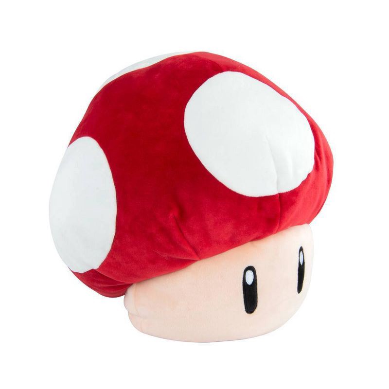 slide 2 of 6, Club Mocchi Mocchi Super Mario Red Mushroom Mega 15" Plush, 1 ct