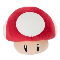 Club Mocchi Mocchi Super Mario Red Mushroom Mega 15" Plush