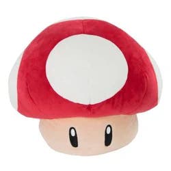 Club Mocchi Mocchi Super Mario Red Mushroom Mega 15" Plush