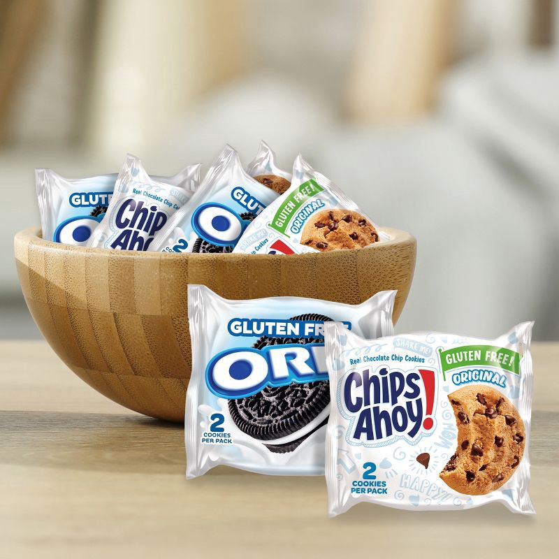 slide 3 of 14, NABISCO Oreo Chocolate Sandwich & CHIPS AHOY! Chocolate Chip Gluten Free Cookies Variety Pack - 18oz/20ct, 18 oz, 20 ct