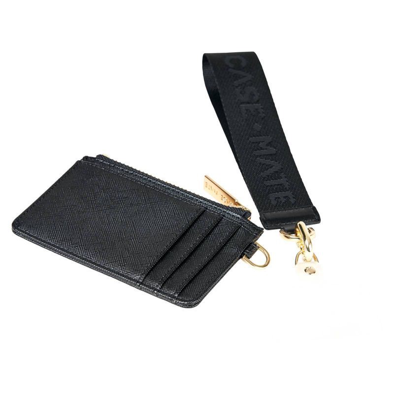 slide 2 of 4, Case-Mate Phone Strap - Essential Wallet Black: Android & iPhone Compatibility, Nylon, 1 ct