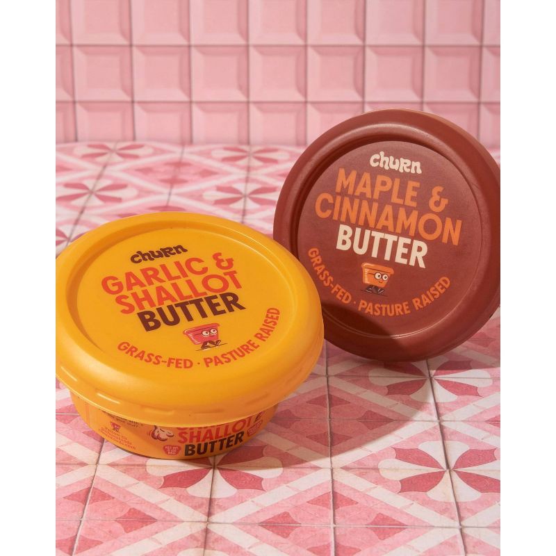 slide 3 of 5, Churn Maple & Cinnamon Butter - 3oz, 3 oz