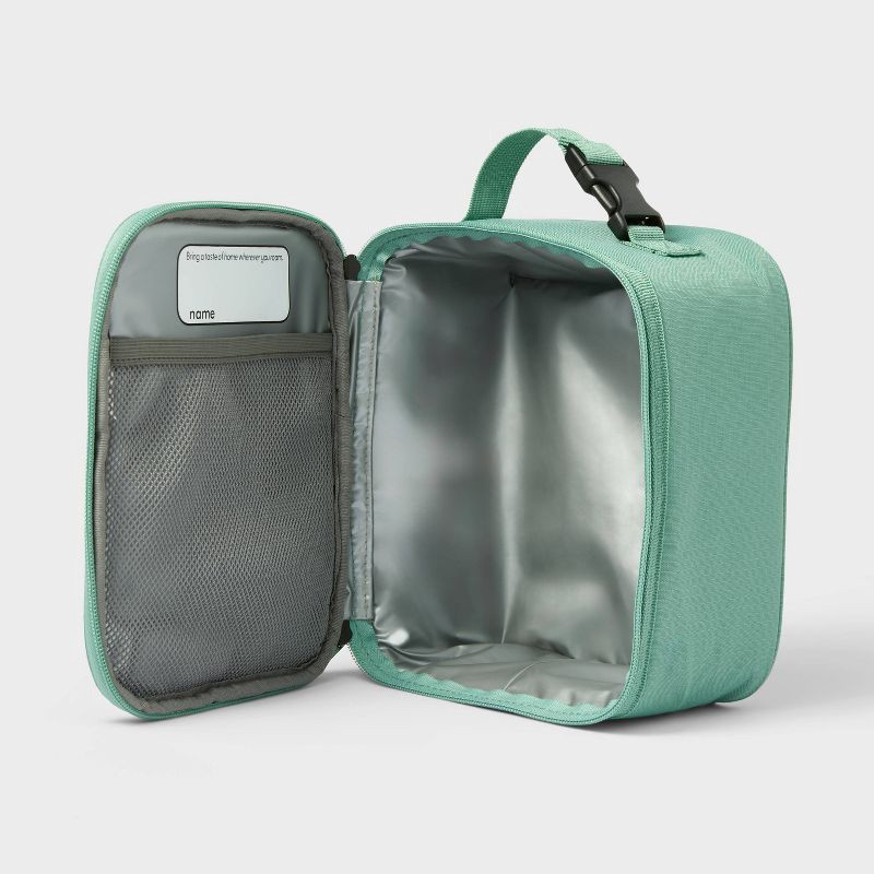 slide 2 of 3, Flip-Down Square Lunch Bag - Embark™ Sage Green, 1 ct