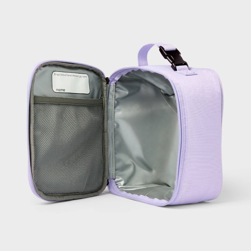 slide 2 of 3, Flip-Down Square Lunch Bag - Embark™ Lavender, 1 ct