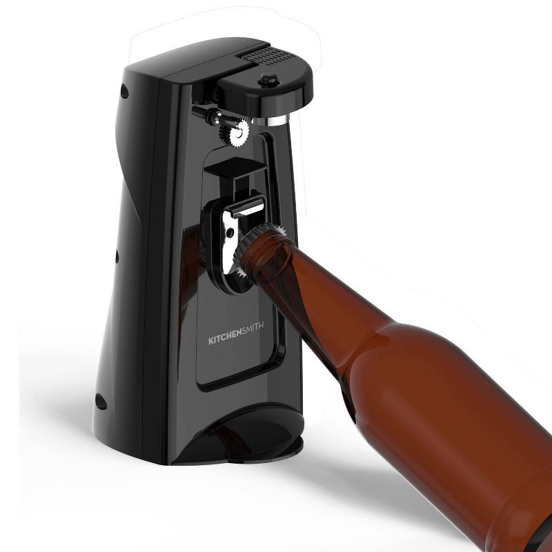 slide 7 of 8, KitchenSmith Electric Can Opener Black: Freestanding, Metal & Plastic, 2-Year Warranty, Spot Clean, 9.05" Width, 1 ct