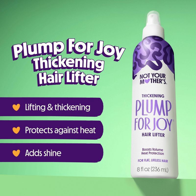 slide 3 of 7, Not Your Mother's Plump for Joy Spray Hair Lifter Volumizer - 8 fl oz, 8 fl oz