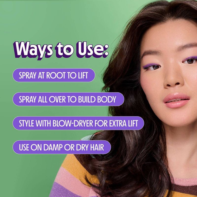 slide 5 of 7, Not Your Mother's Plump for Joy Spray Hair Lifter Volumizer - 8 fl oz, 8 fl oz