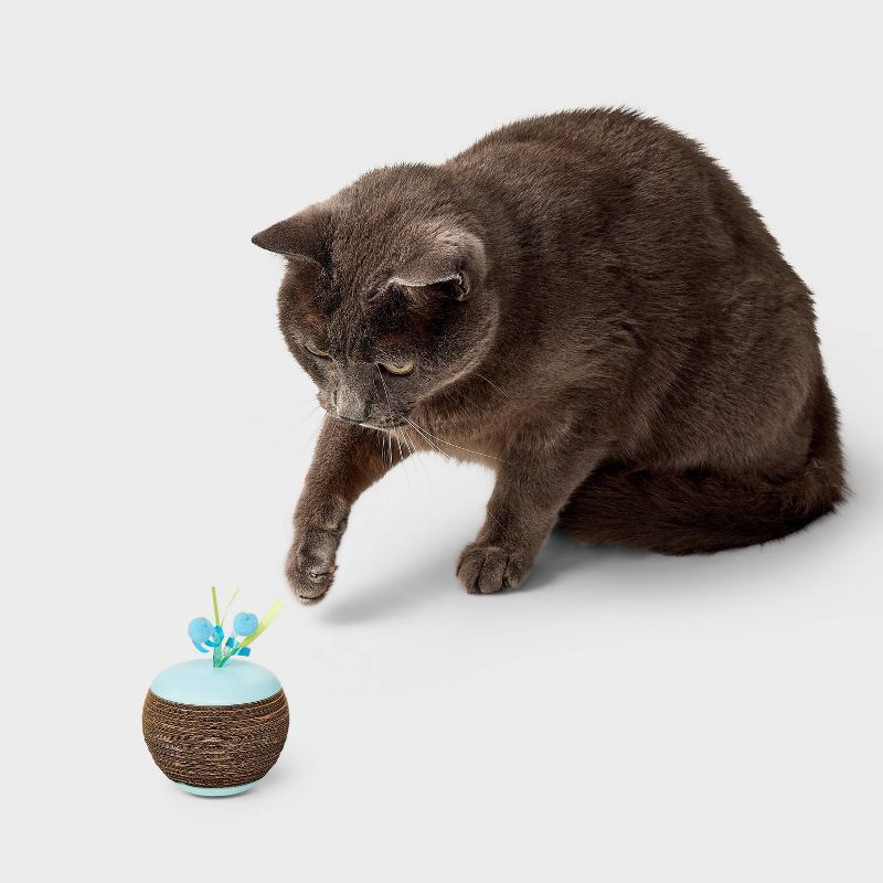 slide 2 of 3, Stacked Corrugate Cat Pad Toy - Boots & Barkley™ 2pk, 2 ct