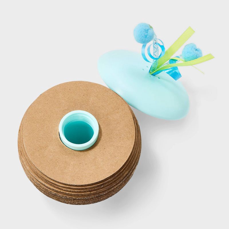 slide 3 of 3, Stacked Corrugate Cat Pad Toy - Boots & Barkley™ 2pk, 2 ct