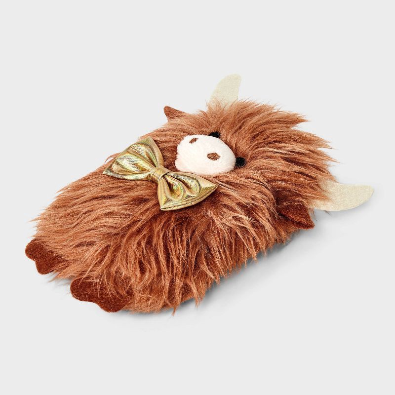 slide 3 of 3, Highland Cow Cat Plush Toy - Boots & Barkley™, 1 ct
