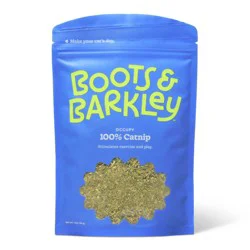 Resealable Pouch Catnip Flavor Cat Treats - Boots & Barkley™ 1oz: Adult Cats, Ready to Use
