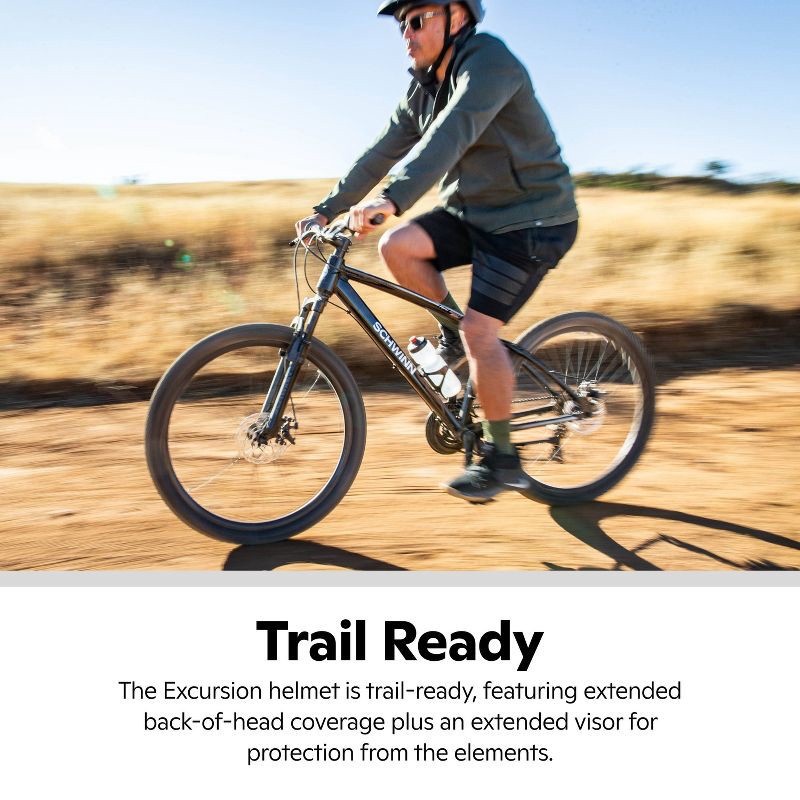 slide 8 of 14, Schwinn Excursion Adult Mountain Bike Helmet - Gray, 1 ct