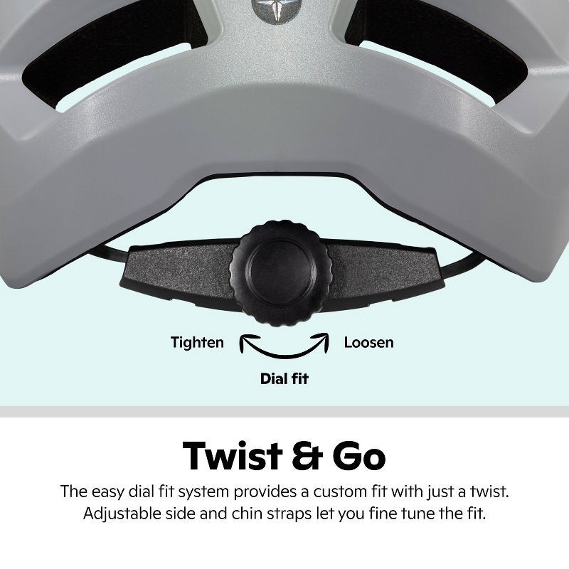 slide 9 of 14, Schwinn Excursion Adult Mountain Bike Helmet - Gray, 1 ct