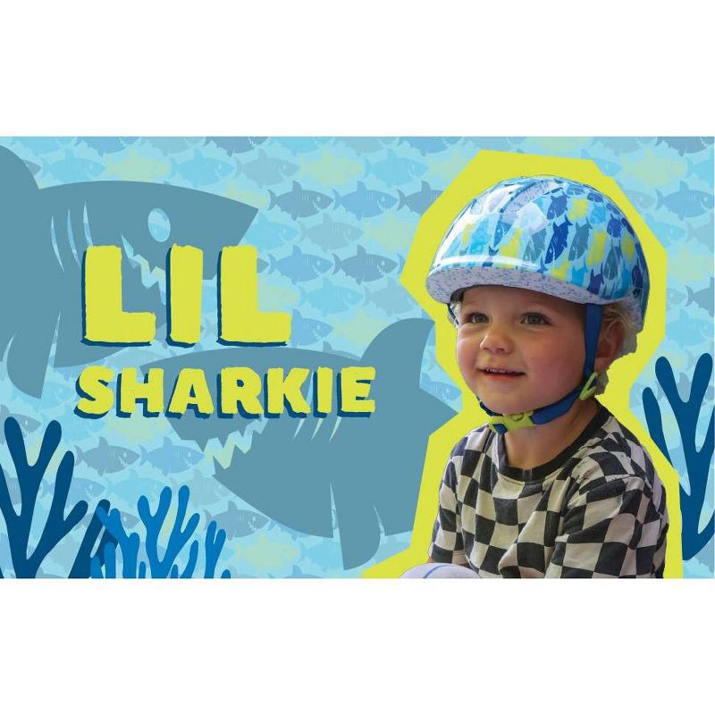 slide 8 of 11, Raskullz Lil Sharkie Cycling Kids' Boys' Bike Helmet - Blue, 1 ct