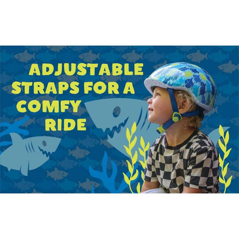 slide 10 of 11, Raskullz Lil Sharkie Cycling Kids' Boys' Bike Helmet - Blue, 1 ct