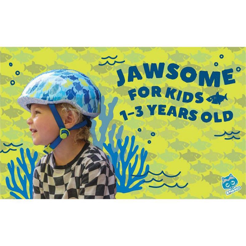 slide 11 of 11, Raskullz Lil Sharkie Cycling Kids' Boys' Bike Helmet - Blue, 1 ct