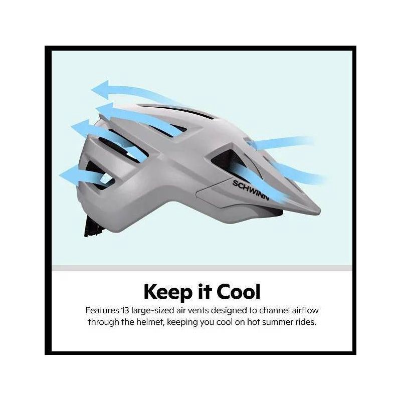 slide 9 of 11, Schwinn Excursion Mountain Bike Helmet - Black, 1 ct