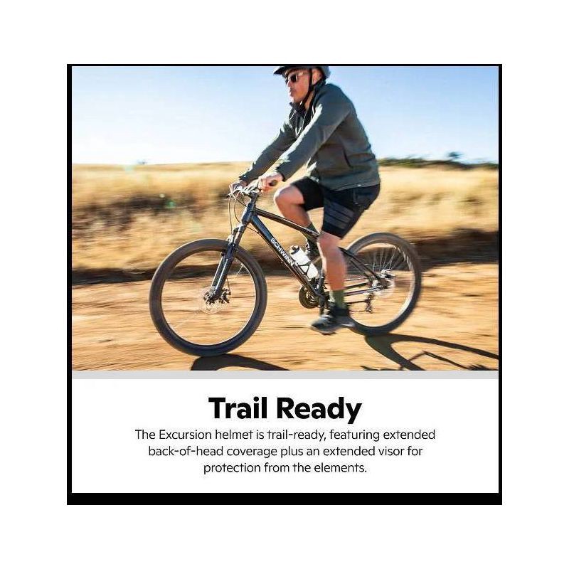 slide 11 of 11, Schwinn Excursion Mountain Bike Helmet - Black, 1 ct