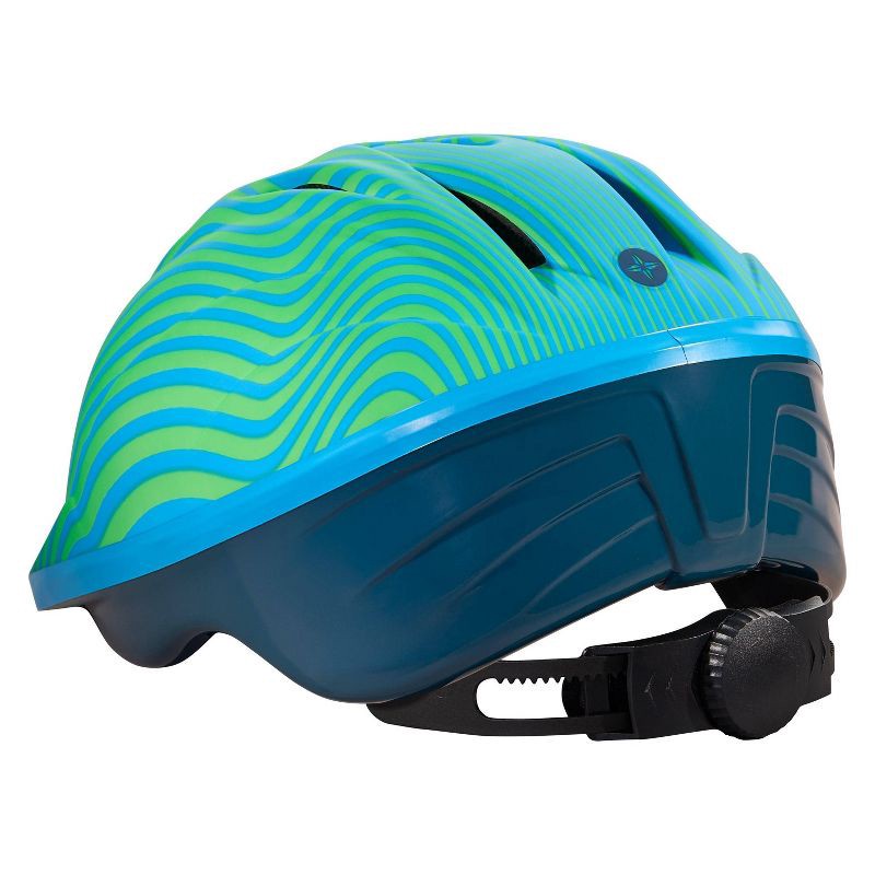 slide 2 of 8, Schwinn Classic Waves Toddler Helmet – Blue/Green, 1 ct
