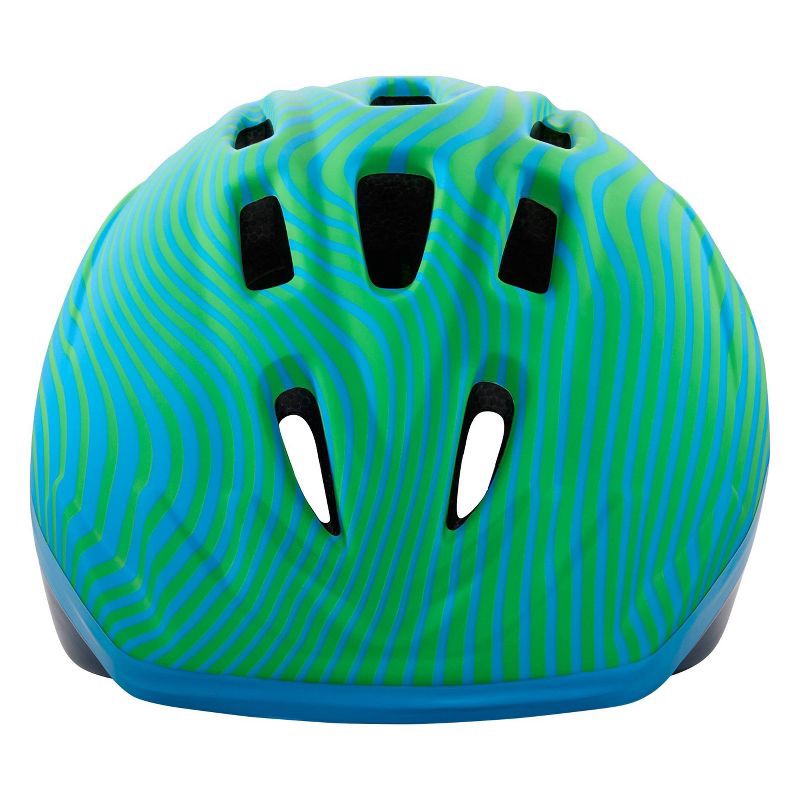 slide 3 of 8, Schwinn Classic Waves Toddler Helmet – Blue/Green, 1 ct