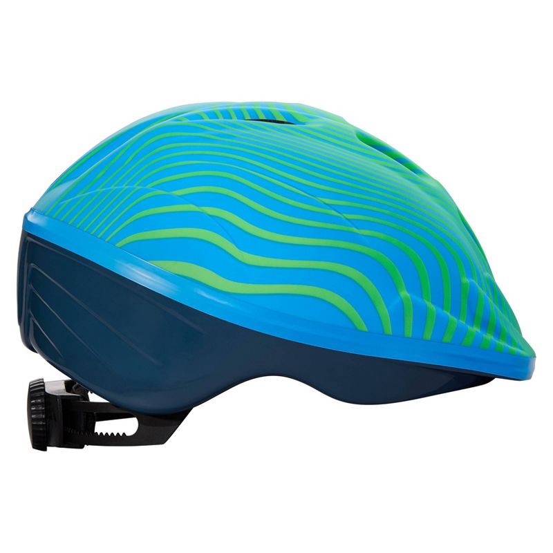 slide 4 of 8, Schwinn Classic Waves Toddler Helmet – Blue/Green, 1 ct