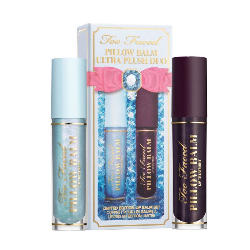 slide 1 of 6, Too Faced Pillow Balm Ultra Plush Lip Balm Duo Gift Set - 0.4 oz/2pc - Ulta Beauty, 0.4 oz, 2 ct